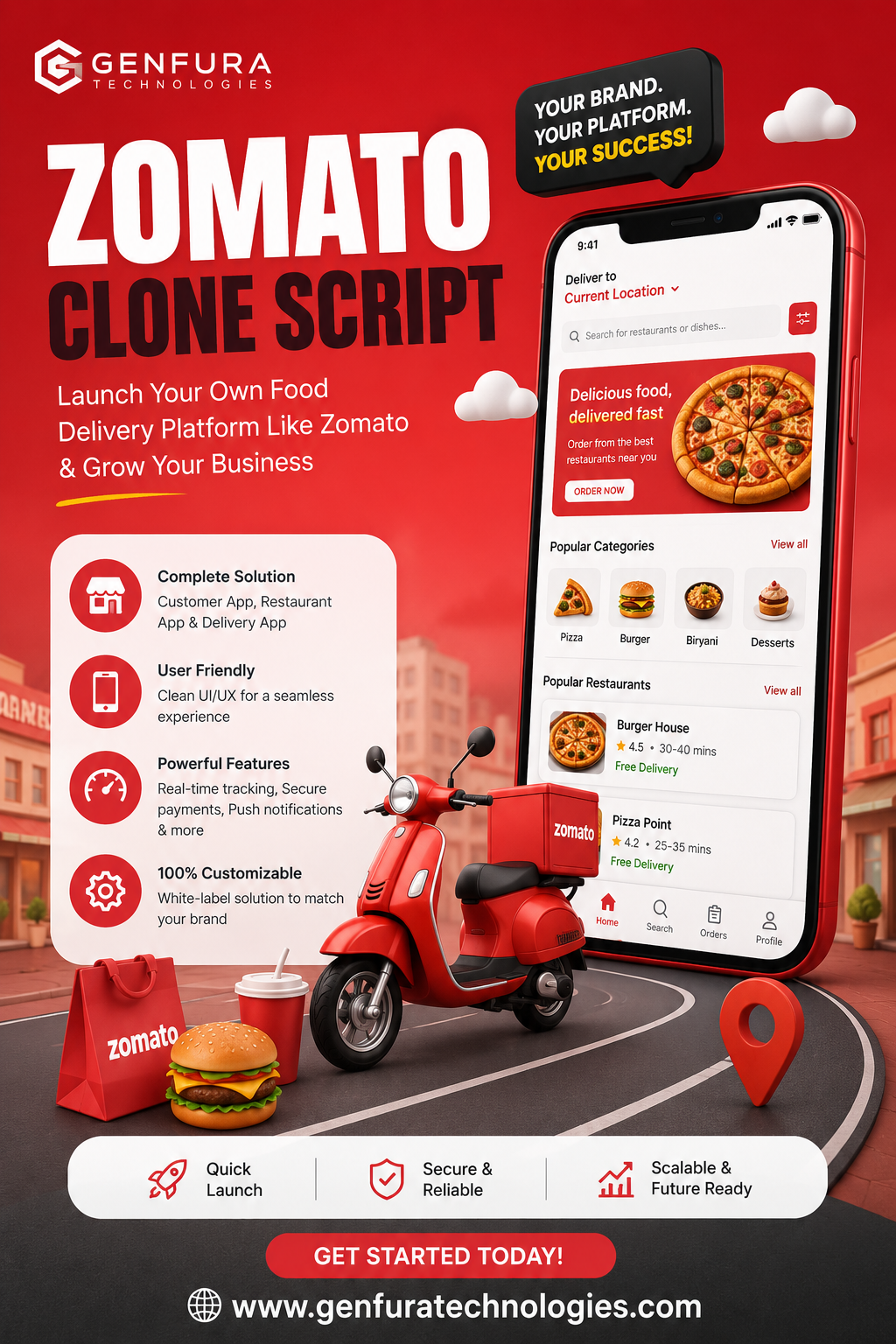Zomato-Clone-Script – Launch Your Food Delivery Platform