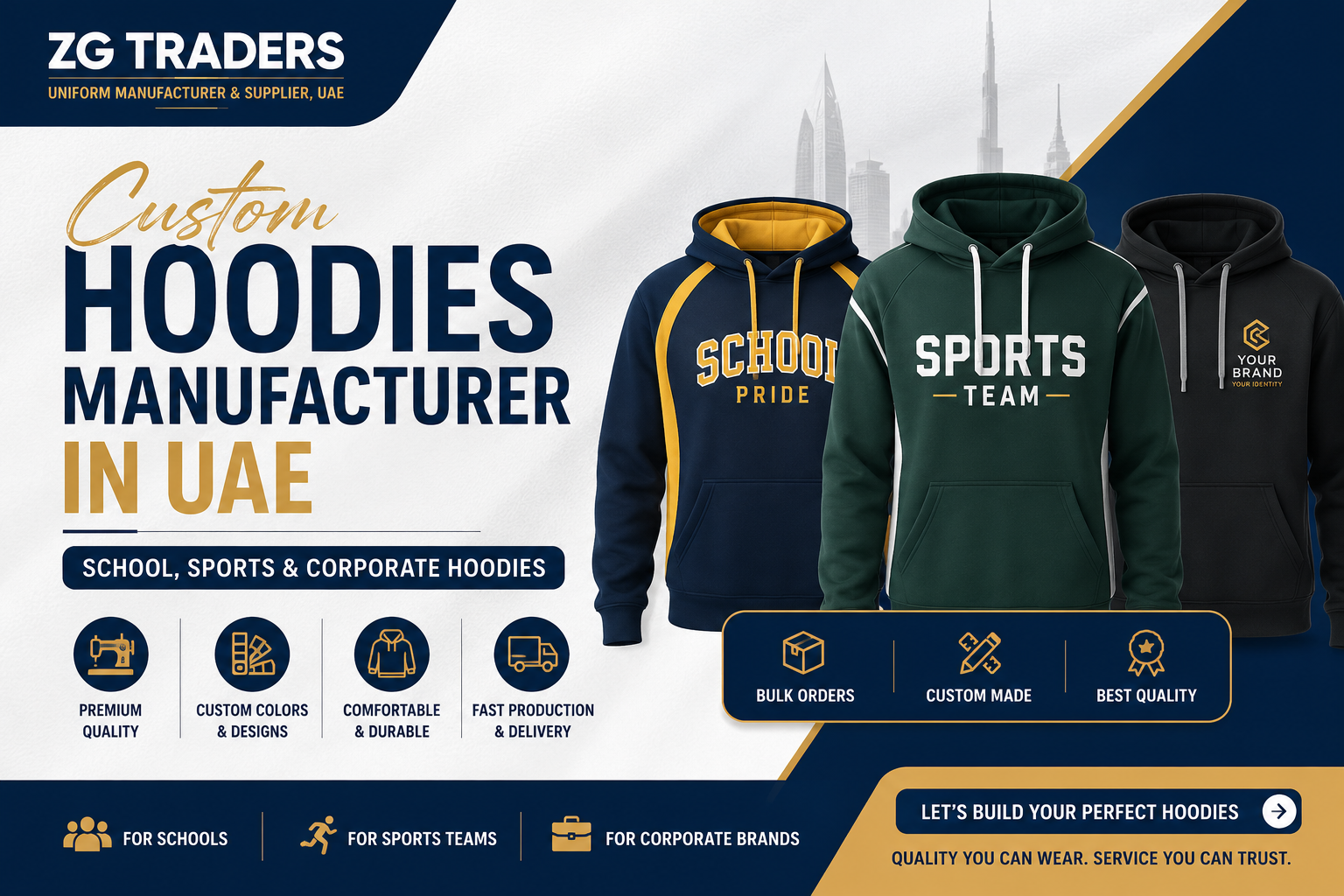 Minimum Order Quantity for Custom Hoodies in the UAE